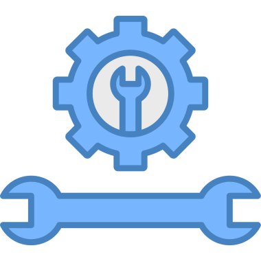 dişli ayarları. Web simgesi basit tasarım