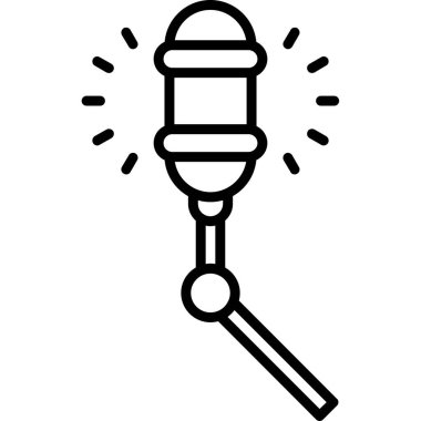 Çekiç. Web simgesi basit tasarım