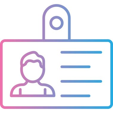 Bir insan simgesinin vektör illüstrasyonu