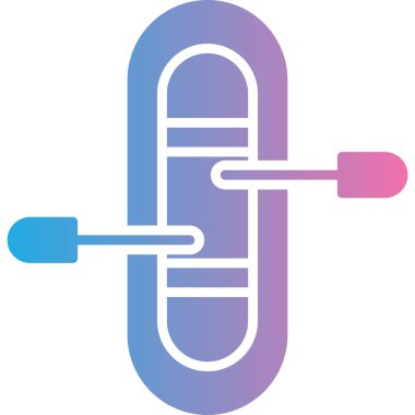 Termometre. Web simgesi basit illüstrasyon