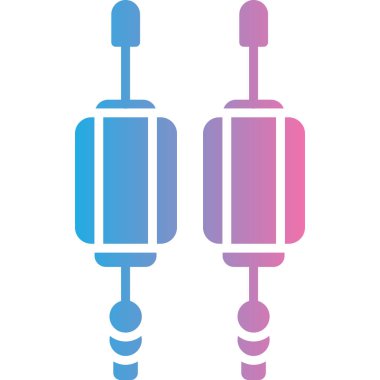 Fiş. Web simgesi basit illüstrasyon