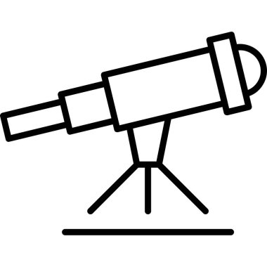 teleskop web vektör illüstrasyonu