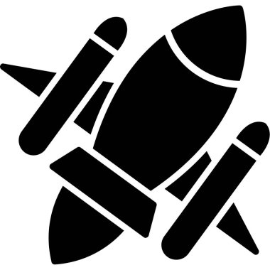 Roket fırlatıldı. Basit resimleme