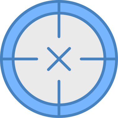 Hedef. Web simgesi basit illüstrasyon