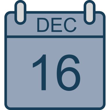 Takvim simgesi, vektör çizimi