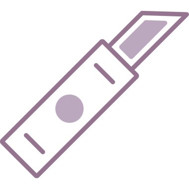 Kalem. Web simgesi basit illüstrasyon