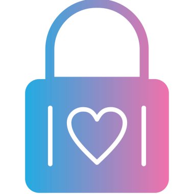 ikon vektör illüstrasyonunu kilitle