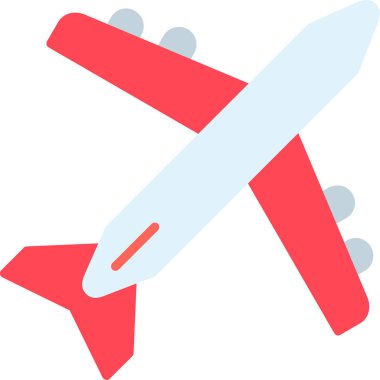 uçak yolculuğu vektör simgesi