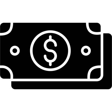 Dolar Tasarısı Vektör Resimleri, Basit Simge