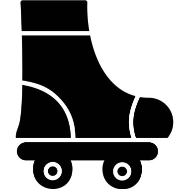 Paten kayma simgesi katı bir şekilde kayar