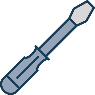 tornavida simgesi modern vektör çizimi