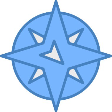 Yıldız simgesinin vektör illüstrasyonu