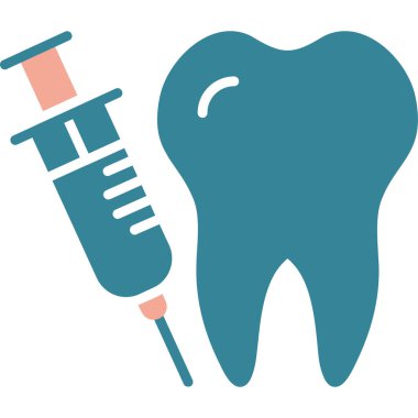 Diş sağlığı tasarımı mavi arkaplan vektör illüstrasyonunda
