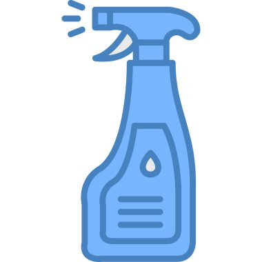 El spreyi ikonu. Web için sprey vektör simgelerinin özet çizimi