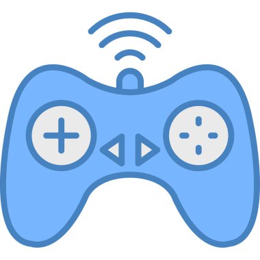 Kontrol kumandası joystick simgesi - taslak biçimi