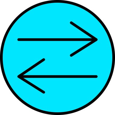 Ok. Web simgesi basit illüstrasyon