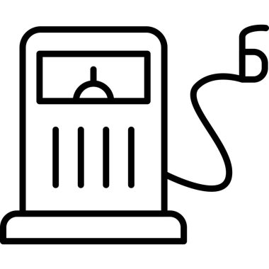 Güç istasyonu simgesi, anahat stili