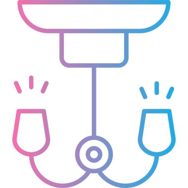 İç bakalım. Web simgesi basit illüstrasyon