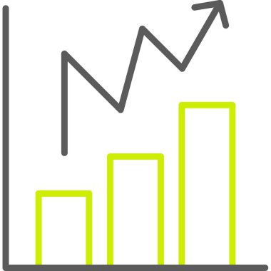 Bar çizelgesi. Web simgesi