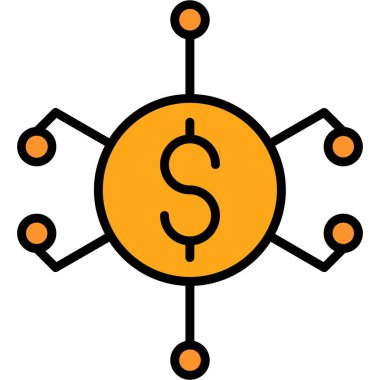 şebeke. Web simgesi basit illüstrasyon