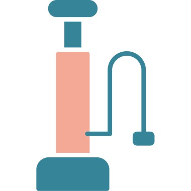 Duş. Web simgesi basit illüstrasyon