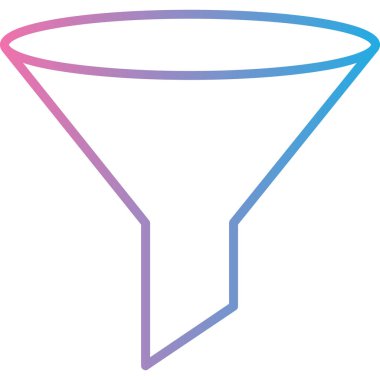 Simge vektör çizim huni