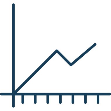grafik vektörü ince çizgi simgesi