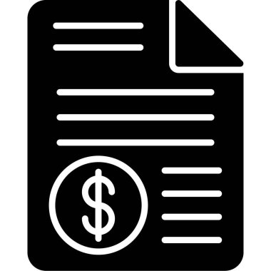 Belgenin Vektör İllüstrasyonu, Basit Simge