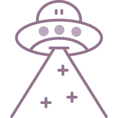 ufo. Web simgesi basit illüstrasyon