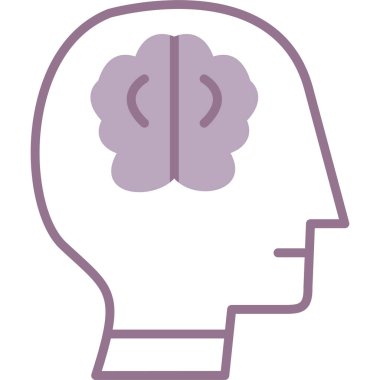 beyin insan kafası simgesi