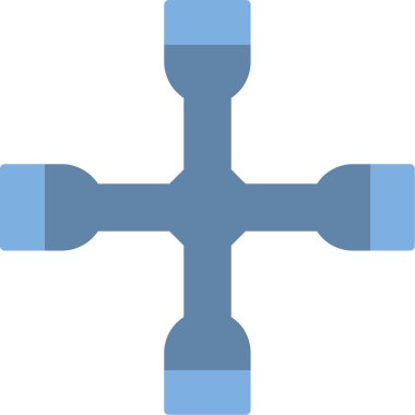 Çapraz simge, vektör çizimi