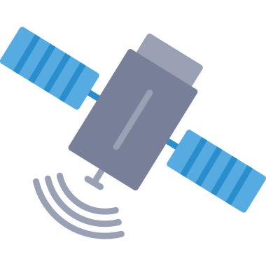 uydu anten ikonu vektör illüstrasyonu