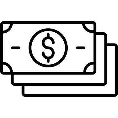 Dolar vektör simgesi modern ikon vektör çizimi