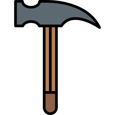 Moda Biçimli Axe Simgesi İzole Arkaplan