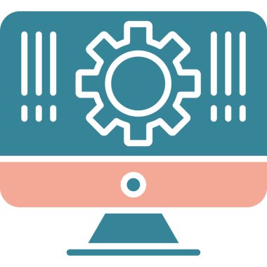 seo modern simgesinin vektör illüstrasyonu