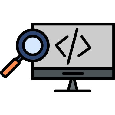 Büyüteç ile bilgisayar monitörü