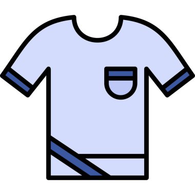 Gömlek. Web simgesi basit illüstrasyon