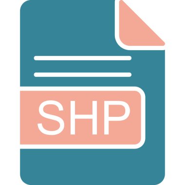 dosya biçimi simgesi, vektör illüstrasyonu