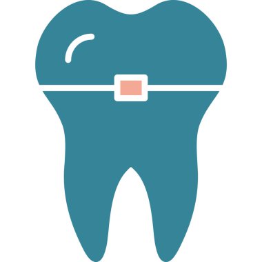 Bir dişin vektör çizimi