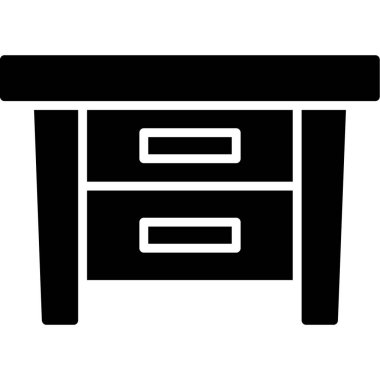 mobilya vektör çizgisi simgesi