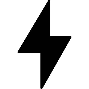 elektrik cıvata simgesi vektörü