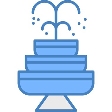 Kek ikonu. Web için basit pasta vektör simgeleri çizimi