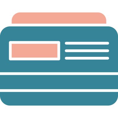 kredi makinesi vektör simgesi