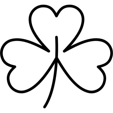 Yonca yaprağı simgesi, özet biçimi