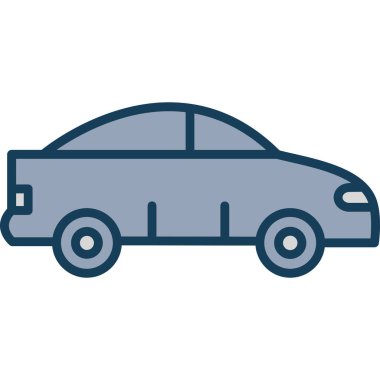 araba renkli vektör simgesi