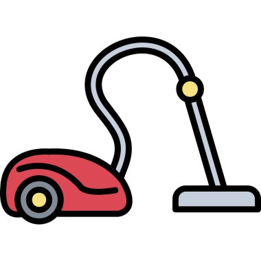 Elektrik süpürgesi ikonu. özet vektörü