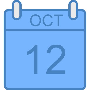 Takvim simgesi tasarımı, vektör illüstrasyonu