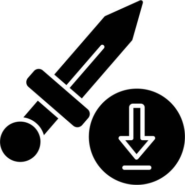 Ok. Web simgesi basit illüstrasyon