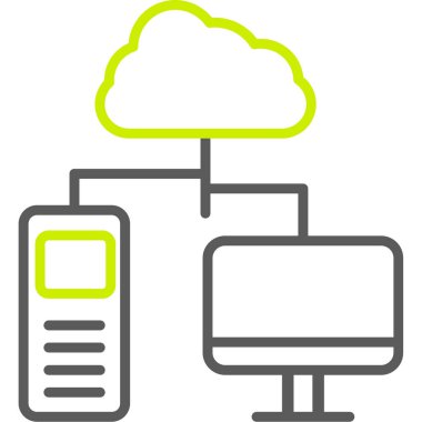 ağ paylaşım simgesi çizimi