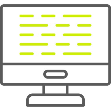 Web ve geliştirme vektör çizgisi tasarımı